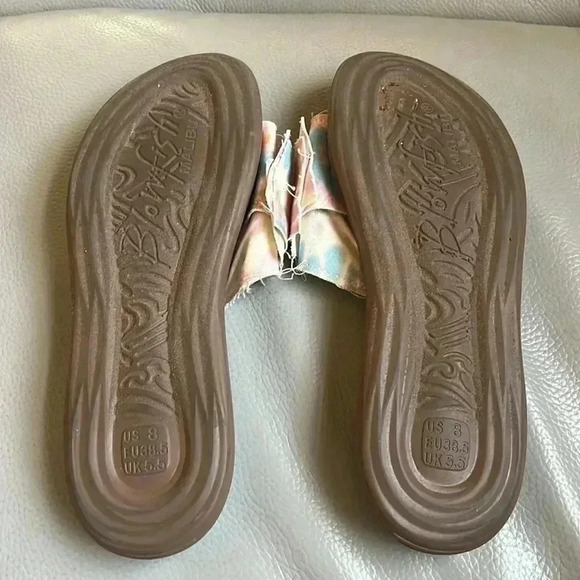 Blowfish Malibu tie dyed shoes sandals with bow size 8 excellent condition - Picture 5 of 7